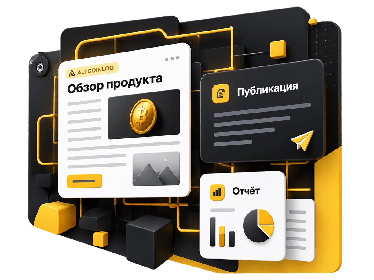 Обзор продукта, публикация и отчёт — форматы размещения на Altcoinlog