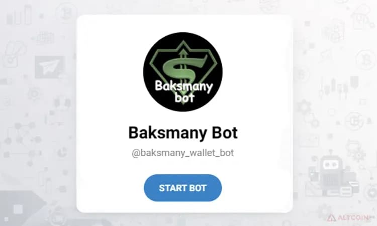 Baksman Bot — сервис для покупки и обмена криптовалюты через Telegram.