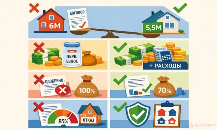 Основные ошибки заёмщиков при расчёте LTV в ипотеке.