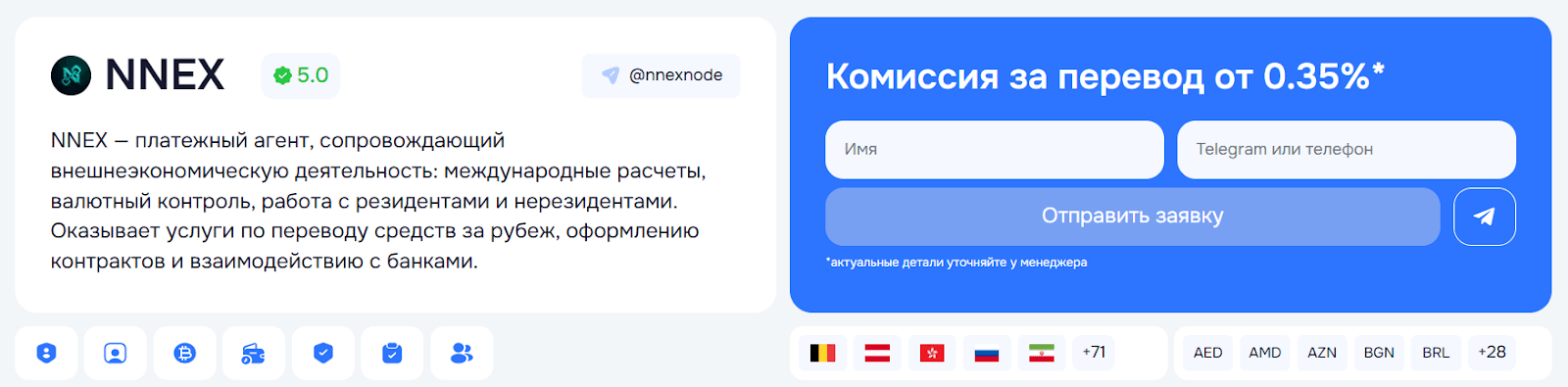 NNEX платежный агент