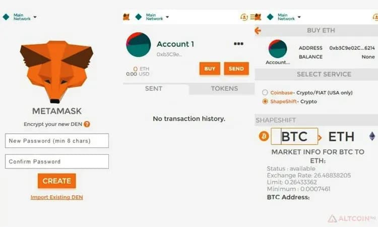 Интерфейс MetaMask при работе с nonce и отправке транзакций в сети Ethereum.