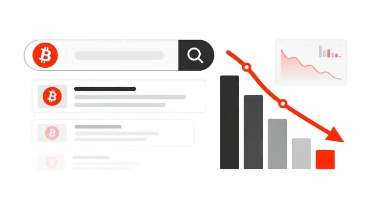 Уровень 2020 года: в Google стали реже спрашивать о биткоине