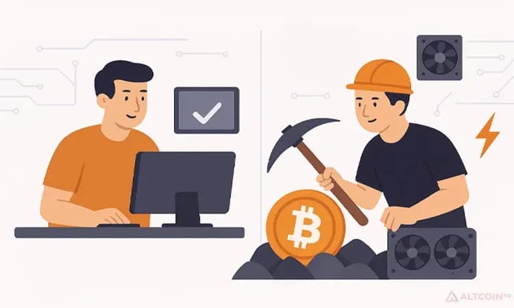 Валидаторы vs майнеры: PoS и PoW