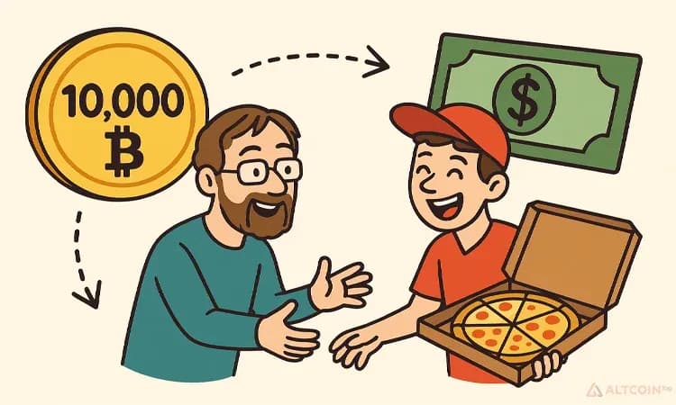 Продажи пиццы за 10000 BTC