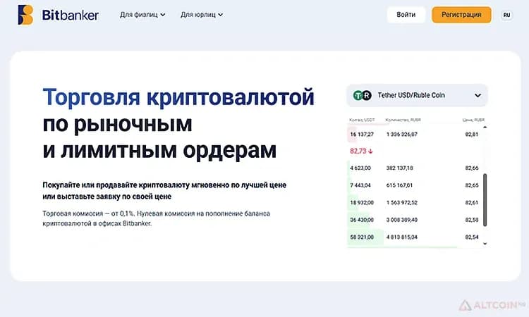 Сайт Bitbanker