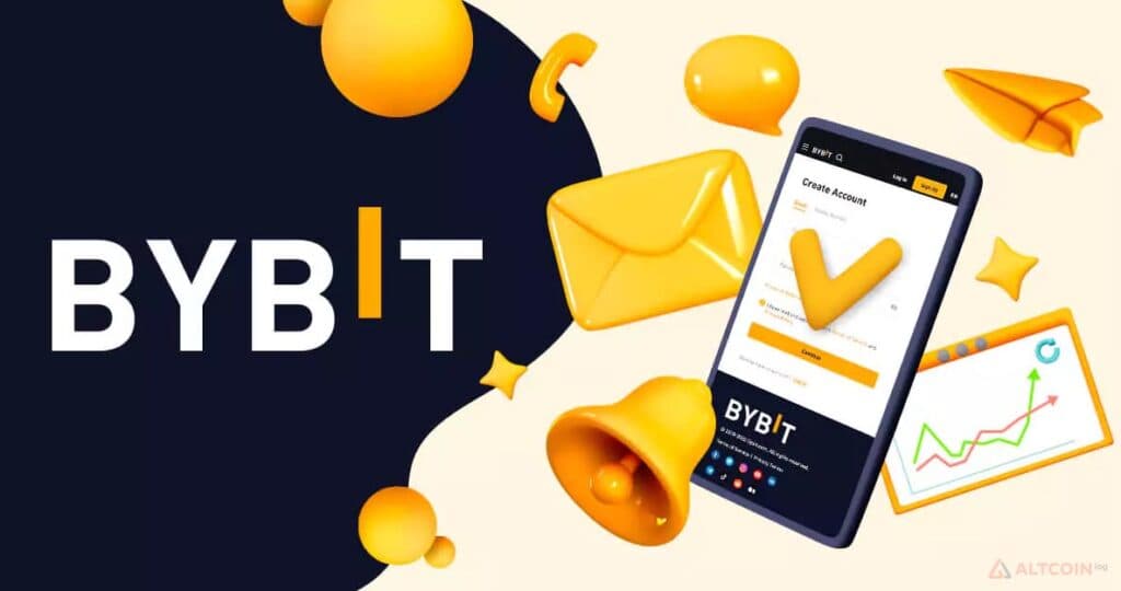 Bybit branding illustration.