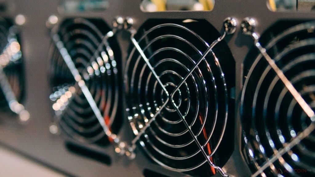 ASIC miner cooling fans — symbol of mining restrictions in some countries.
