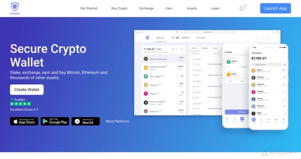 Guarda wallet promo image.