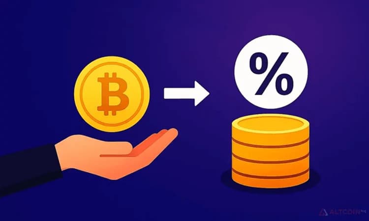 Crypto farming illustration.