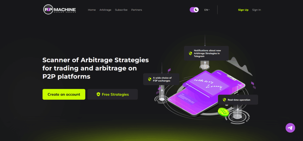P2PMachine P2P arbitrage tool