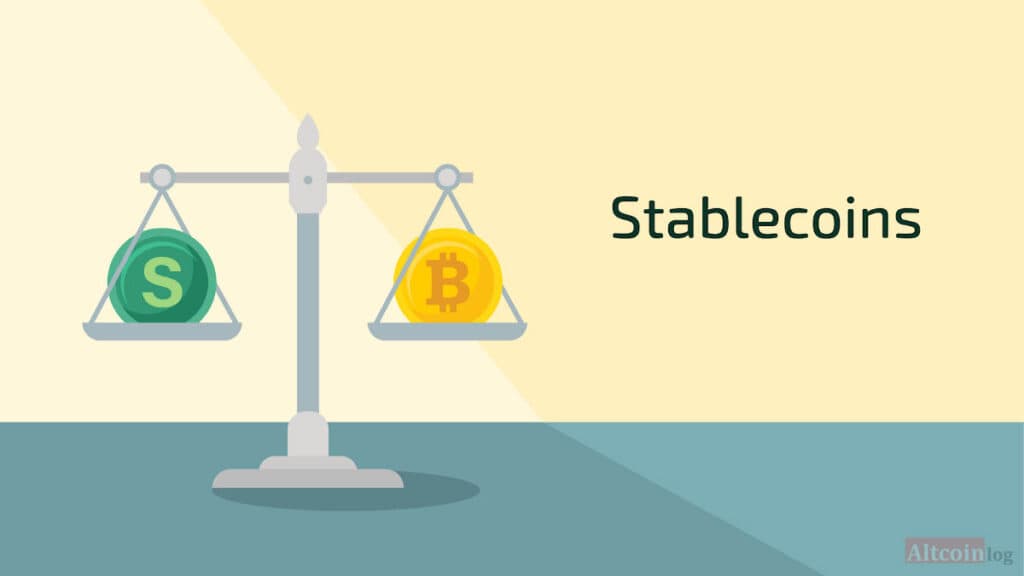Stablecoin balance illustration.