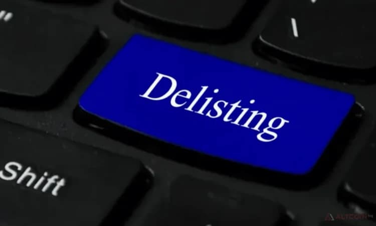 Delisting keyboard button.