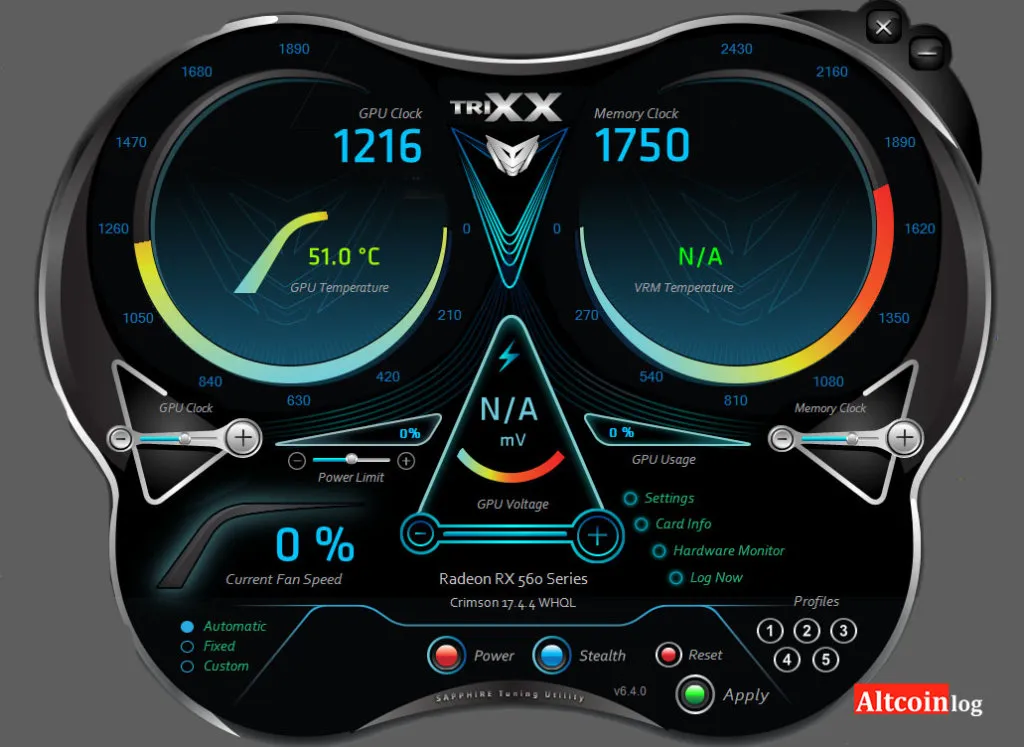 Разгон видеокарты RX 560