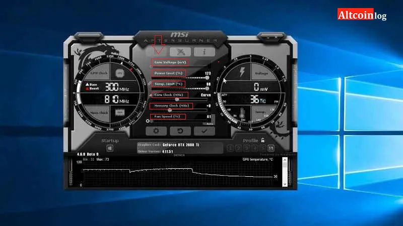 программа для разгона видеокарты rtx 2080