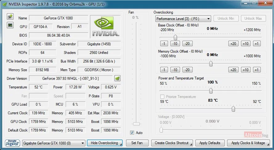 Nvidia inspector