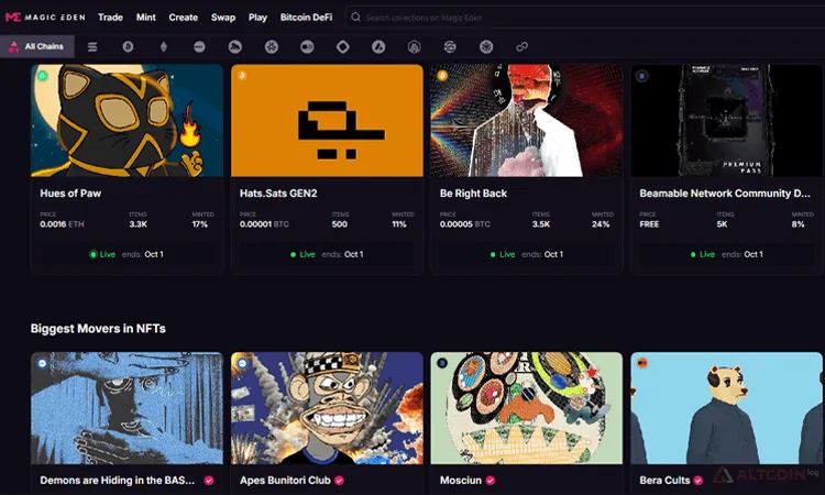 Magic Eden платформа обзор